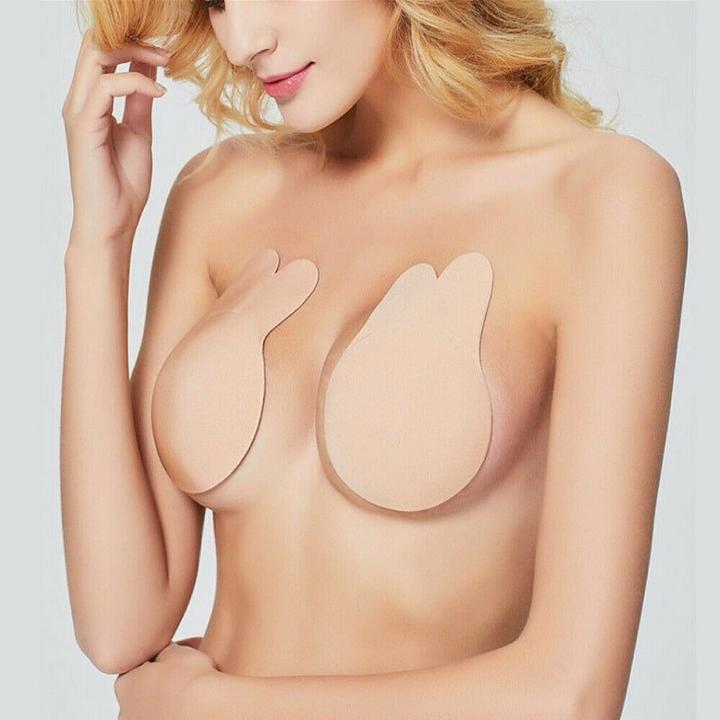 Image du produit JTI Soutien-gorge auto-adhésif, cache-mamelons - S/M Beige (Une unité par pack, S, M)