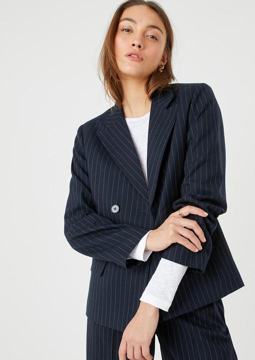Image du produit La Redoute Collections Blazer cintré à rayures (50)