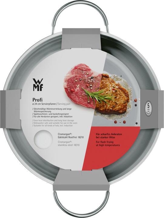 Image du produit WMF Profi (24 cm, Poêle à frire, Acier inoxydable)
