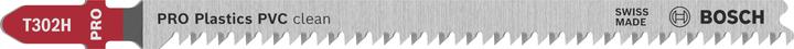 Valeurs nutritives et ingrédients Bosch Professional Zubehör Lame de scie sauteuse PRO Plastics PVC clean T302H, 132 mm, 5 pcs.