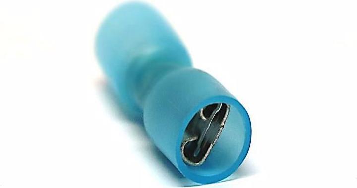 Produktbild EP Flachsteckhülse WP 6.3 x 0.8 mm, weiblich, Blau, 10 Stk.