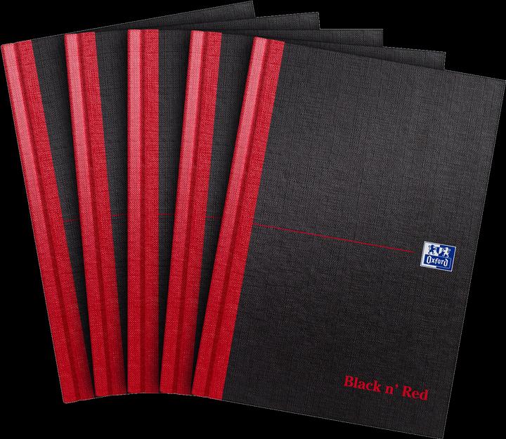 Produktbild Oxford Black n'Red (A5, Liniert, Harter Einband)