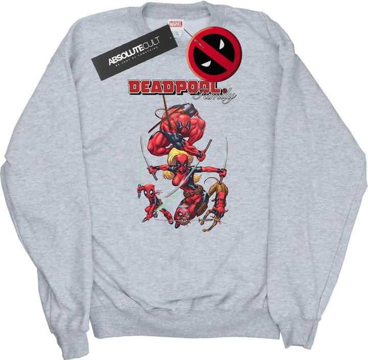 Actual product image Mens Deadpool Family Sweatshirt (L)