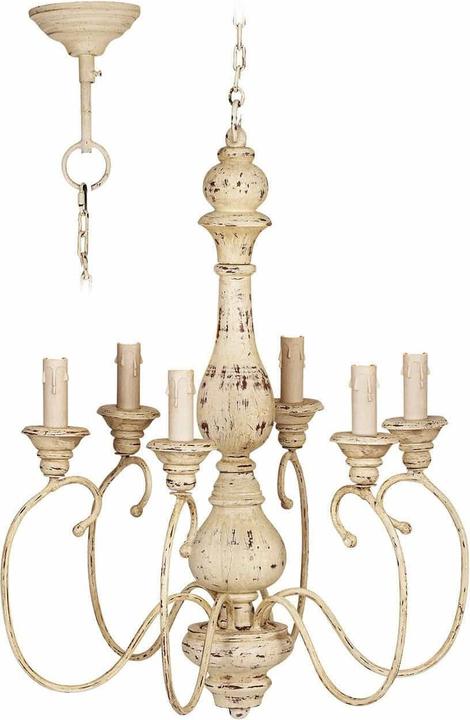 Produktbild Loberon Hängelampe Greenwich antikweiss (60 cm)
