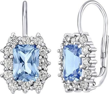 Immagine prodotto Silvego Orecchini in argento con topazio sintetico SILVEGOB31757bt
