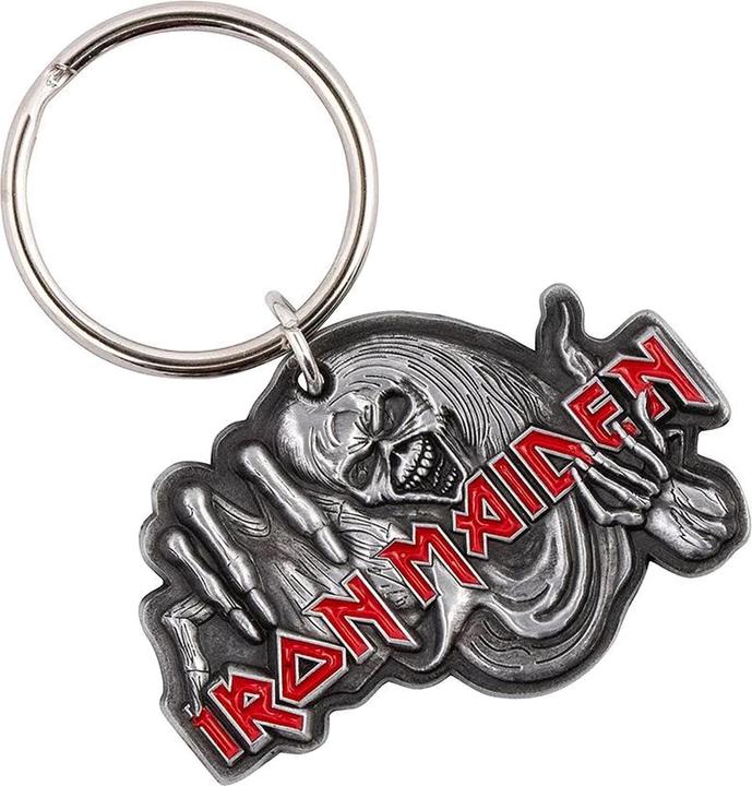 Actual product image Iron Maiden Number Of The Beast Keyring