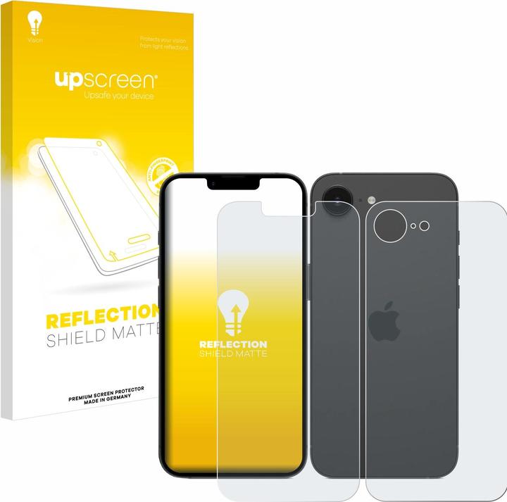 Produktbild upscreen Schutzfolie Displayschutz Displayschutzfolie Folie Matt Entspiegelungsfolie (1 Stück, Apple iPhone 16e)