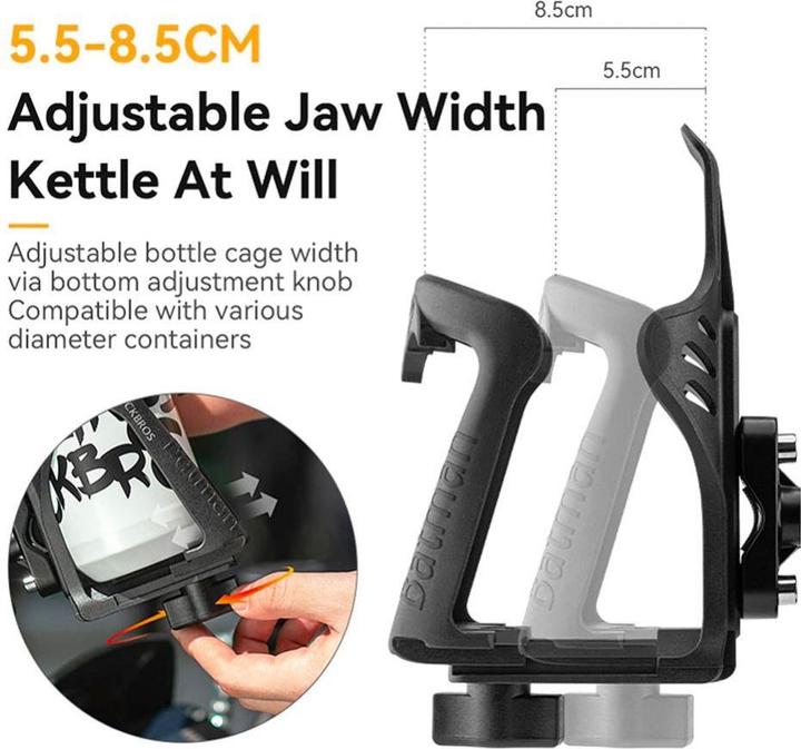 Produktbild Rockbros 31210008002 handlebar bottle holder - black