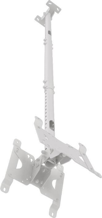 Actual product image Multibrackets Ceiling mount up to 2x32", aluminum, white, Back to Back (Ceiling, 32", 28 kg)