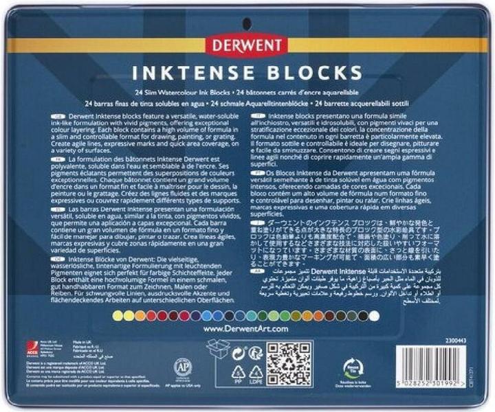 Produktbild Derwent Inktense Aquarellkreidestifte (Mehrfarbig, 1 x)