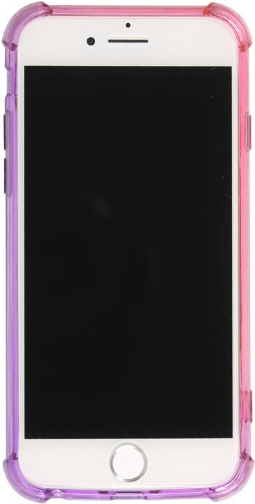 Produktbild PhoneLook Hülle Gummi Bumper Rainbow mit extra Schutz für Ecken Antischock rosa t (Apple iPhone 7)