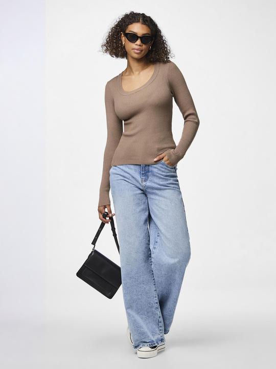 Actual product image Pieces Pcmira Ls U-Neck Knit Noos Bc (XS)