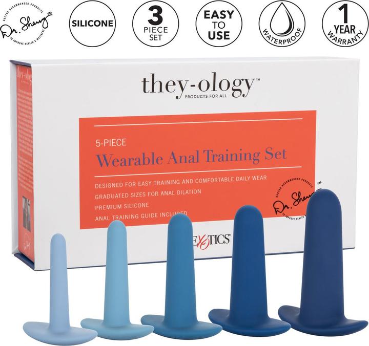 Produktbild CalExotics They-ology™ 5-Piece Wearable Anal Training Set