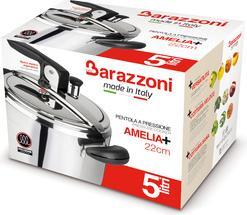 Image du produit Barazzoni Autocuiseur 5L Amelia + (22 cm, Cuiseur à vapeur, Acier inoxydable)