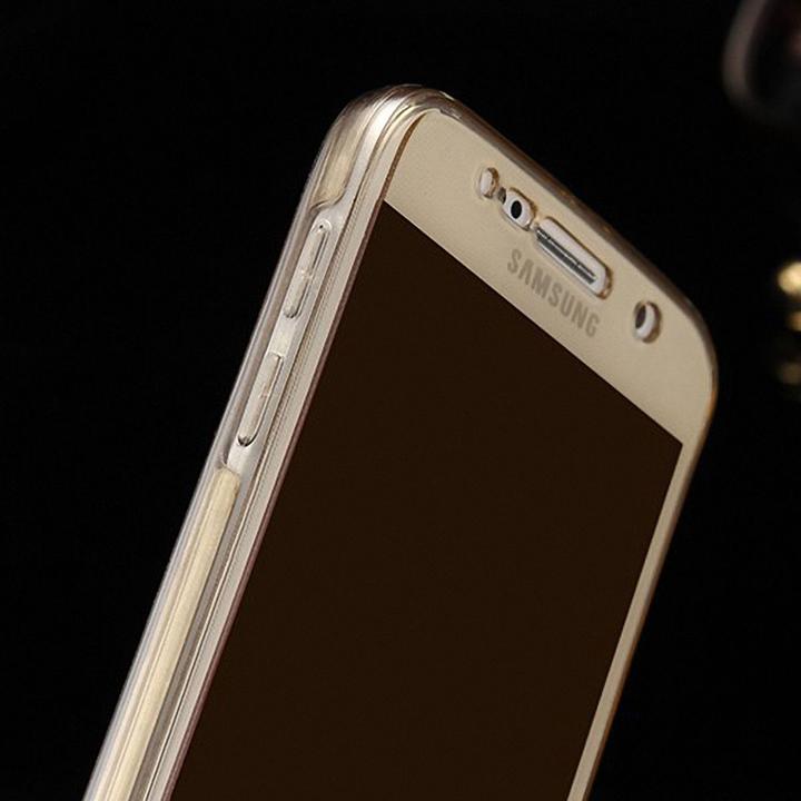 Produktbild König Design LG G4 Stylus Full Body 360 Silikon Schutzhülle Handyhülle Case Hülle Bumper Gold (LG G4 Stylus)