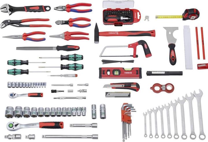 Image du produit Meister Boîte à outils (131 pièces)