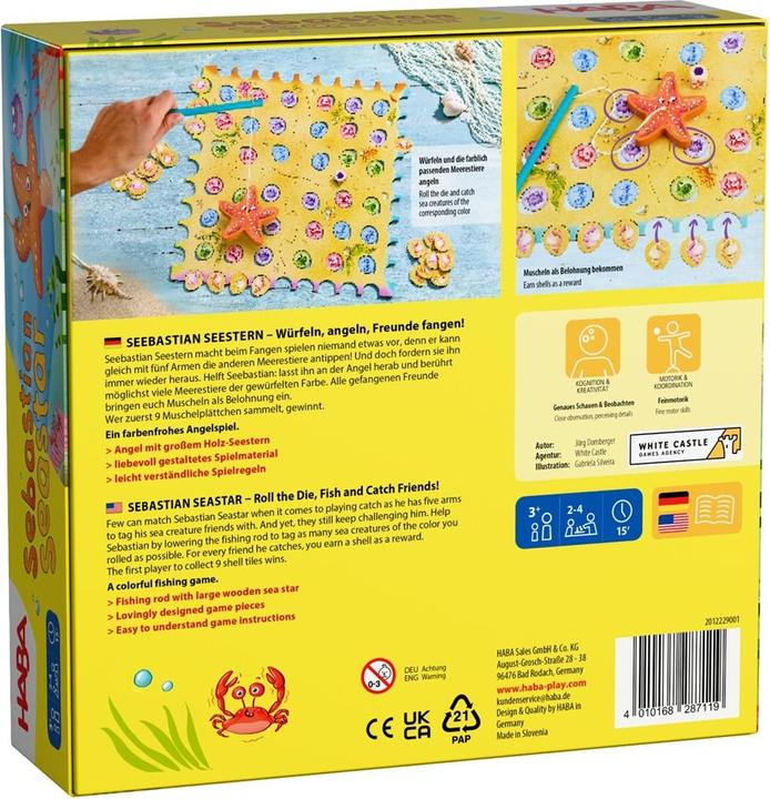 Actual product image Haba Seebastian Seestern (German, English)