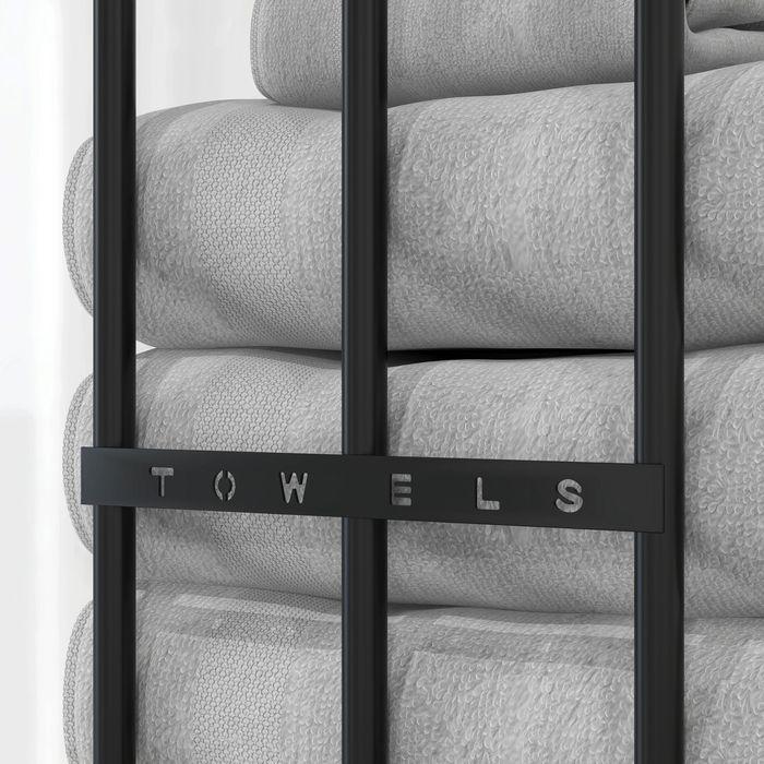 Image du produit Swisshandel24 Handtuchhalter zur Wandmontage ideal für 6 grosse Handtücher