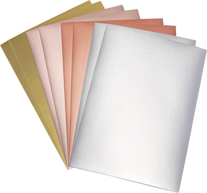 Image du produit Trimcraft Papier effet métallisé mat - Basics, A4, 8 feuille