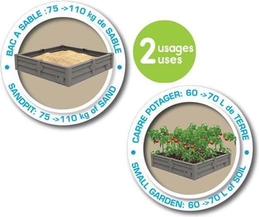 Image du produit Smoby 2 en 1 Square Garden