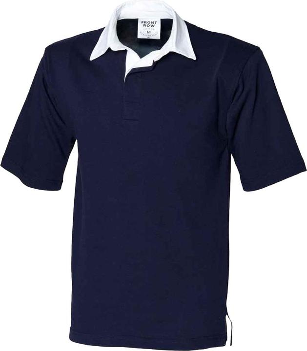 Front Row Schweres kurzärmeliges Rugby Polo Shirt