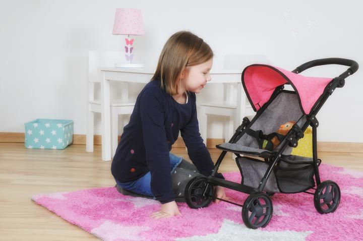 Produktbild Knorrtoys Puppenbuggy Liba - jeans grey