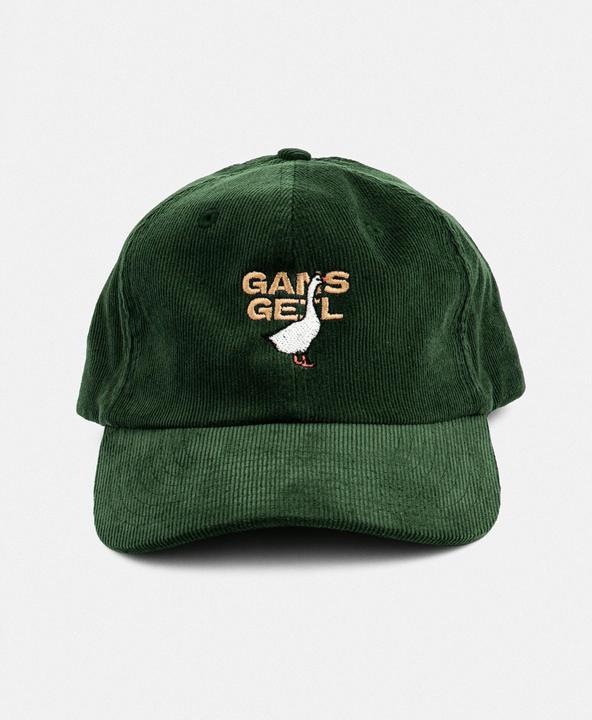 Produktbild Plakativ «Gans Geil» Corduroy Cap Olive