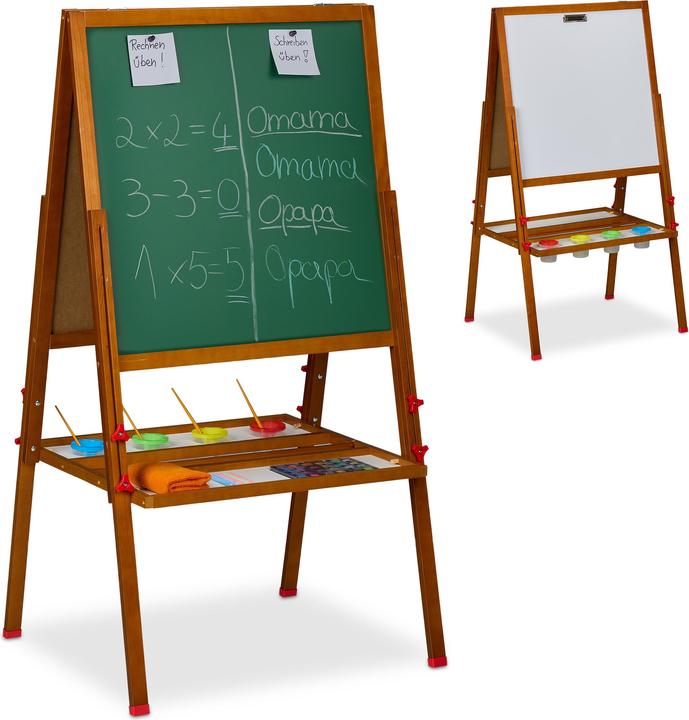 Actual product image Relaxdays Children's easel board