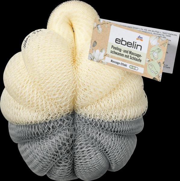 Produktbild dm ebelin Peeling-Massageschwamm mit Schlaufe