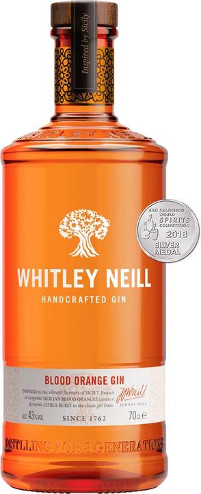 Image du produit Whitley Neill Blood Orange Handcrafted Dry Gin Set cadeau avec verre