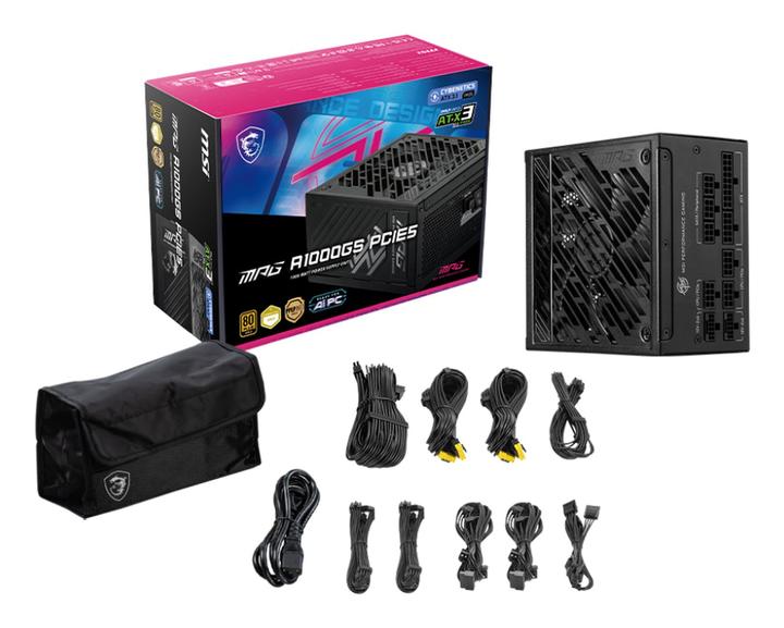 Actual product image MSI MPG A1000GS PCIE5 (1000 W)
