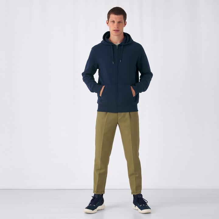 Produktbild B&C Kapuzenpullover Durchgehender Reissverschluss (L)