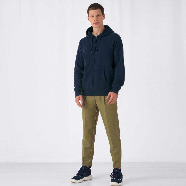 Produktbild B&C Kapuzenpullover Durchgehender Reissverschluss (L)