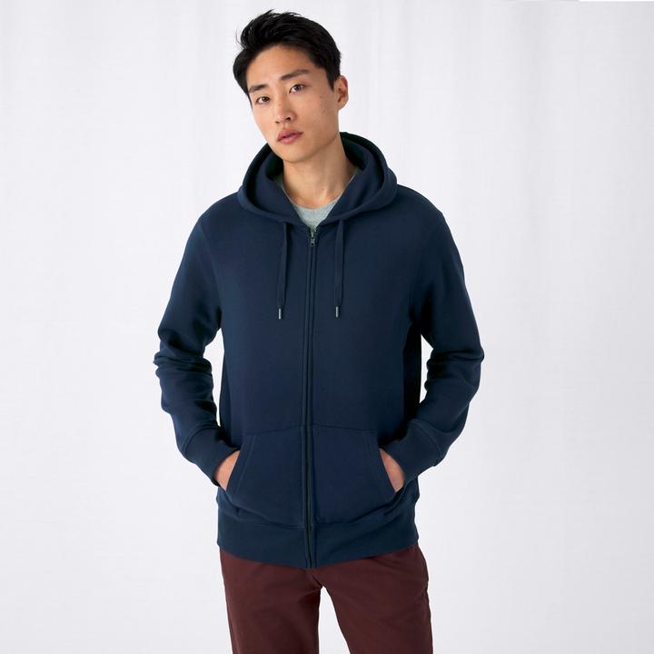 Produktbild B&C Kapuzenpullover Durchgehender Reissverschluss (L)