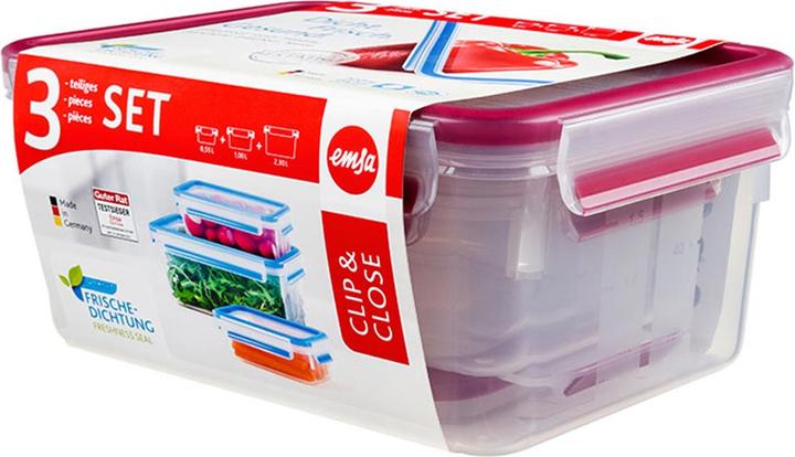 Actual product image Emsa Food Storage Boxes Set of 3 (3.85 l)
