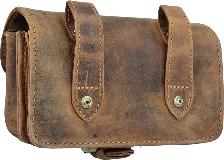 Immagine prodotto Greenburry Borsa da cintura militare vintage in pelle 16 cm