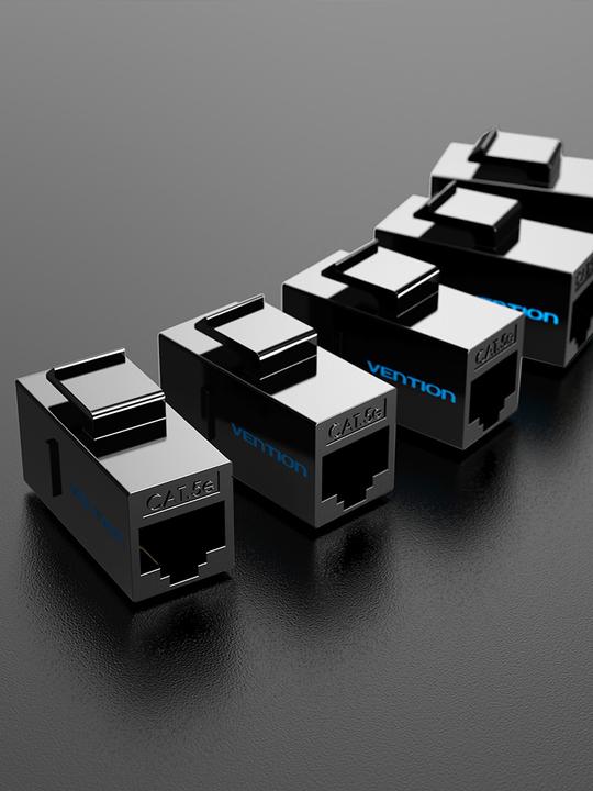 Produktbild Vention Modular Cat.5E UTP Connector VDD-B07-B Black (RJ45, RJ45 (1x))