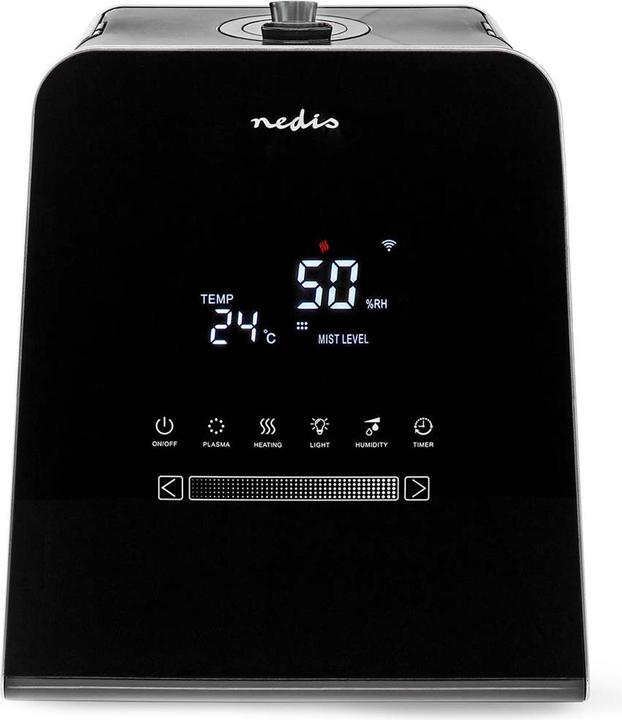 Image du produit Nedis SmartLife Humidificateur | 30 W | Avec brume fraîche et chaude | 5.5 l | Hygromètre | Minuterie | F