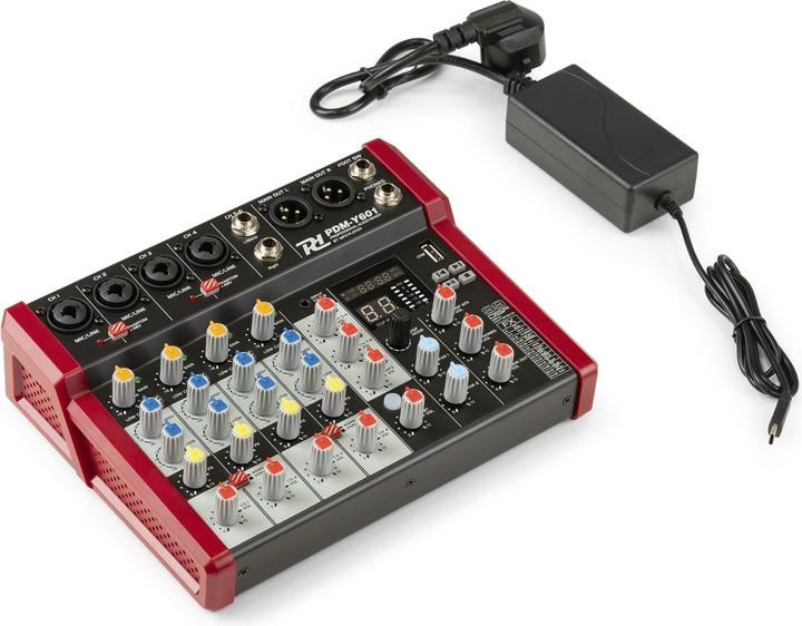 Image du produit Power Dynamics Table de mixage PDM-Y601 (Studio et mixeur live)
