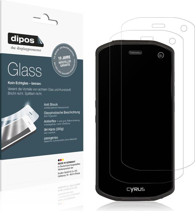 Actual product image Dipos Anti-Shock Screen Protector Matte (1 Piece, Cyrus CS 28 Hipster)