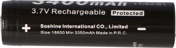 Produktbild Soshine Akku 18650 68,2x18,45mm PCB geschützt Panasonic Zelle (1 Stk., 18650, 3400 mAh)