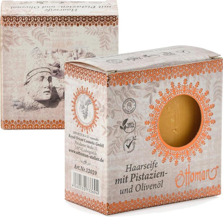 Produktbild Natura Punto 3er-Set Haarseife mit Pistazien- und Olivenöl (Flüssiges Shampoo)