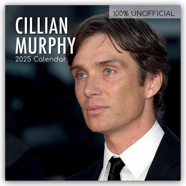 Actual product image Cillian Murphy 2025 - 16-month calendar (305 x 305 mm, Hardcover, German)