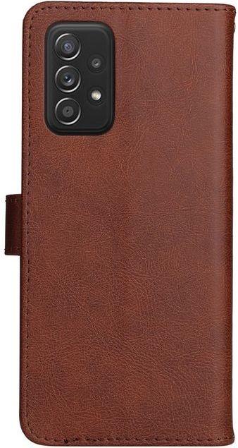 Productafbeelding MU Classic Klassieke IV Lederen Boekomslag serie (Samsung Galaxy A73 5G)