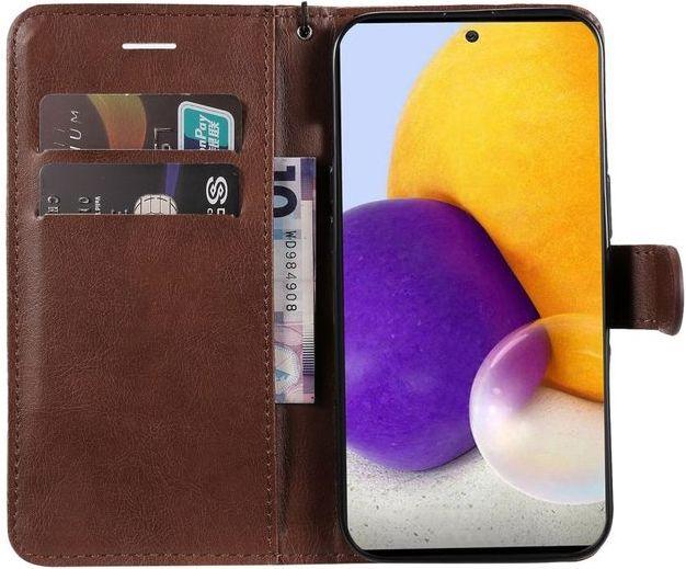 Productafbeelding MU Classic Klassieke IV Lederen Boekomslag serie (Samsung Galaxy A73 5G)