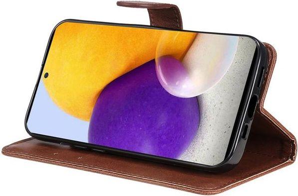 Productafbeelding MU Classic Klassieke IV Lederen Boekomslag serie (Samsung Galaxy A73 5G)