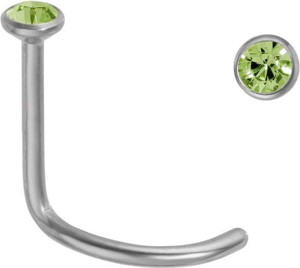 Produktbild Bijouteria Nasenpiercing (Titan, Kristall)