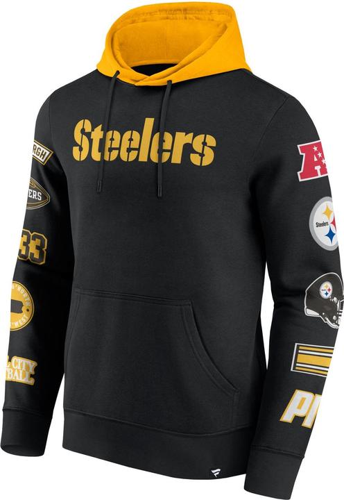 Fanatics Pittsburgh Steelers NFL Sleeve Prints Hoody - L (L)