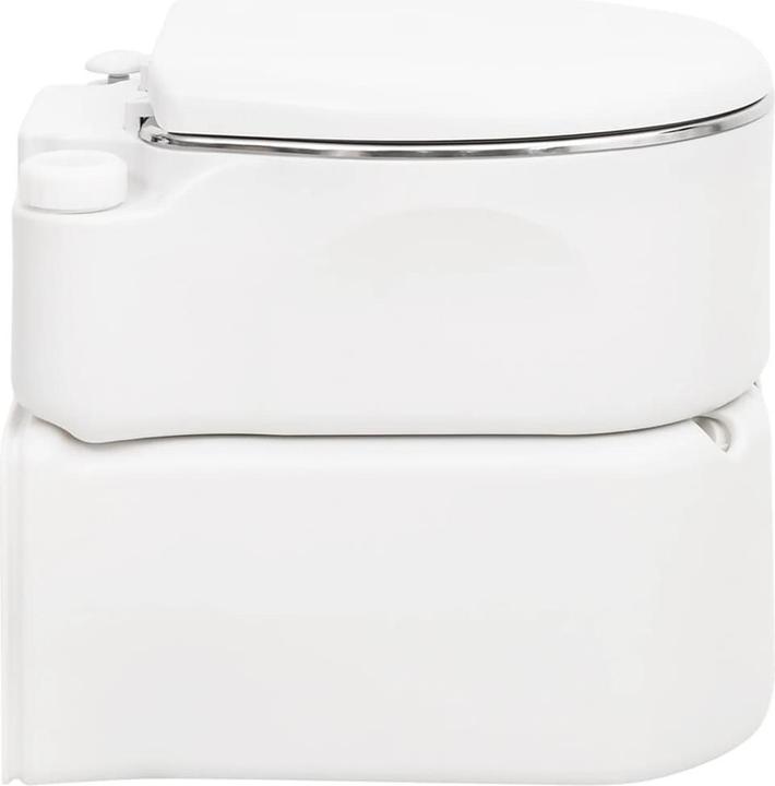 Produktbild VidaXL Camping-Einbautoilette Weiss 24+17 L HDPE & Stahl