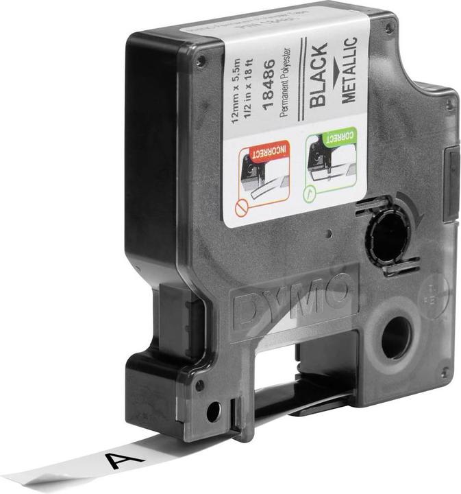 Image du produit Dymo Rhino rubanIND 12mm me/no (1.20 cm, Argent)